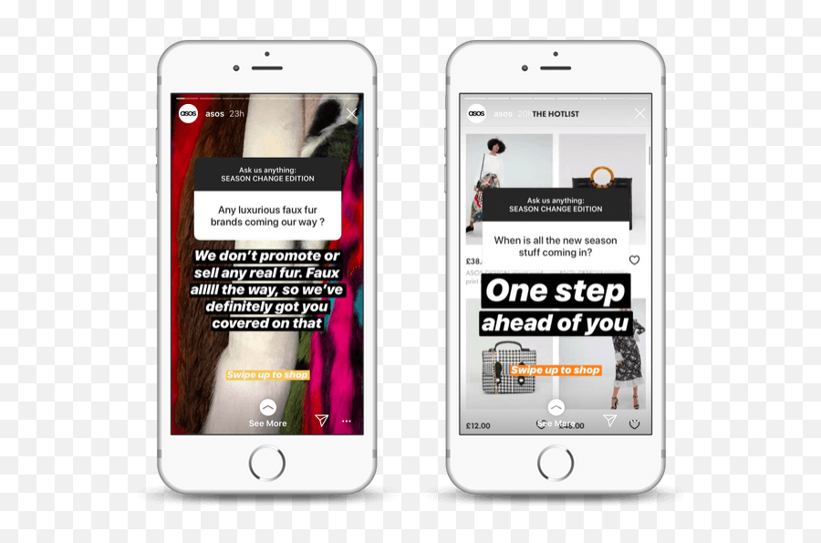 Download How Asos Are Using Instagram - Iphone Instagram Story Transparent Background Png,Instagram Story Icon Size