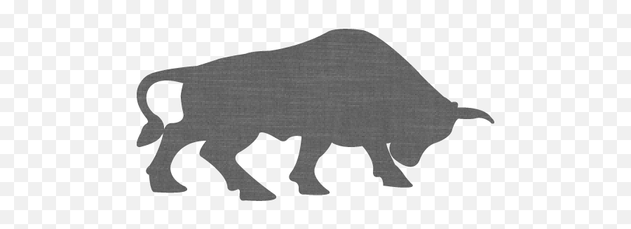 Grey Wall Bull 2 Icon - Transparent Black Bull Icon Png,Bull Bear Icon