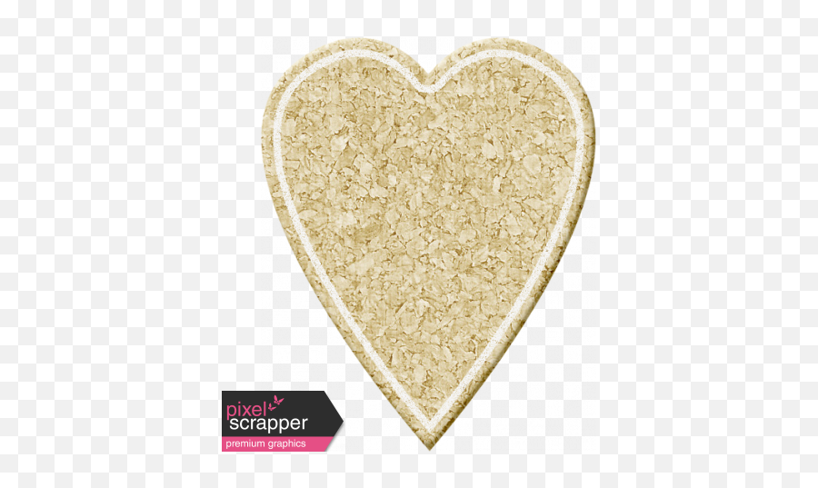 Cork Board Heart Graphic - Heart Png,Cork Board Png