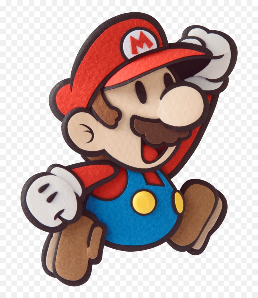 Player Character Games - Super Paper Mario Wii Png,Mario Jumping Png
