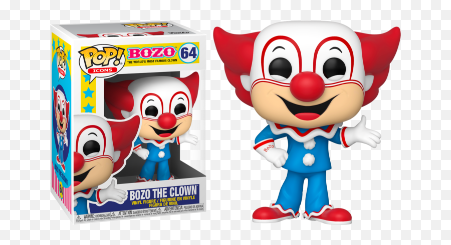 Bozo The Clown Funko Pop Icons 64 - Bozo Funko Pop Png,Toy Box Icon