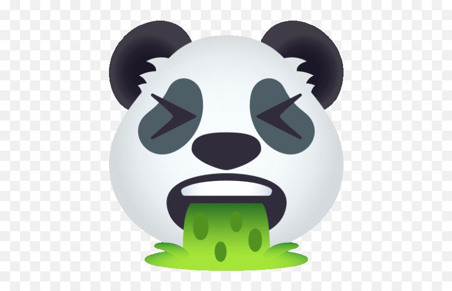 Vomit Panda Sticker - Vomit Panda Joypixels Discover Panda Vomit Gif Png,Emma Watson Icon Tumblr