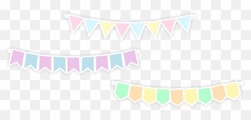 Birthday Flags Png - Graphic Design,Pennant Png
