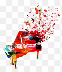 Piano Lessons - Art Creative Poster png