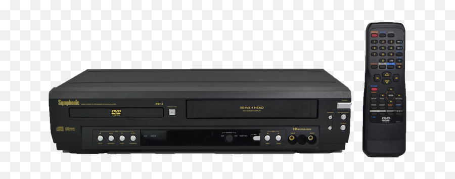 Symphonic Wf803 Dvd Vcr Combo Player - Symphonic Dvd Vcr Combo Png,Vcr Play Icon