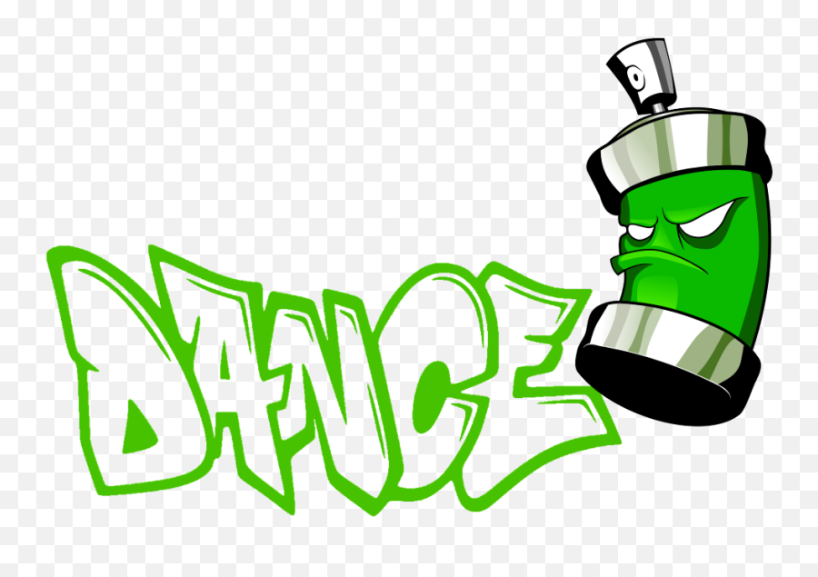 Mq Dance Words Graffiti Paint - Sticker By Marras Graffiti Spray Can With Wings Png,Graffiti Png