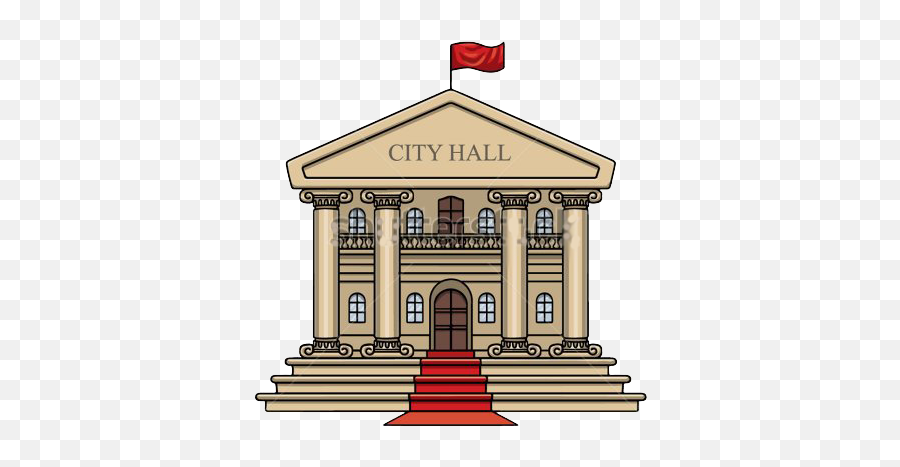 Download Government Action Council - Cartoon City Hall Cartoon City Hall Building Png,City Png