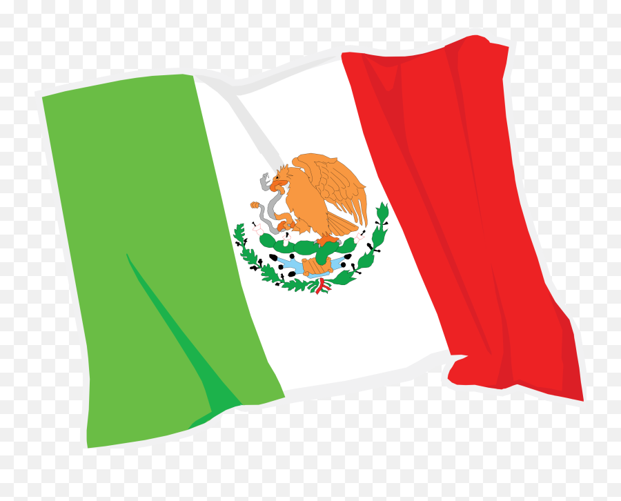 Waving Transparent Png Clipart - Transparent Mexican Flag Clipart,Mexican Flag Transparent