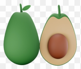 Avocado Icon - Download in Line Style Fresh png