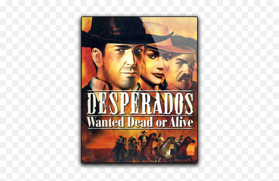 Desperados Wanted Dead Or Alive Folder Icon 2001 - Designbust Desperado Pc Game Png,Wanted Icon