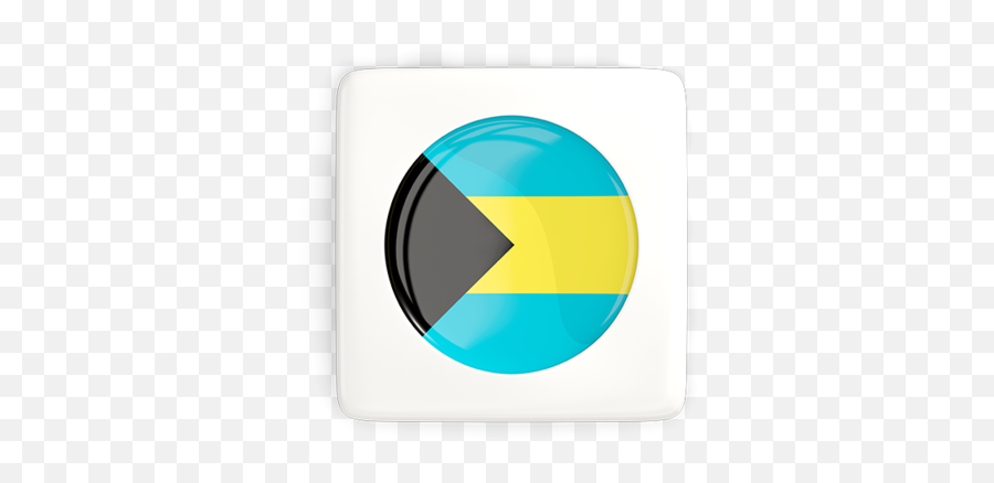 Square Icon With Round Flag Illustration Of Bahamas - Vertical Png,Pixel Camera Icon