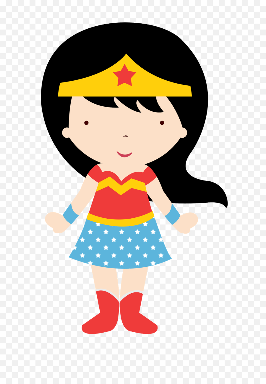 Download Hd Wonder Woman Baby Clipart Transparent Png Image - Mujer Maravilla Para Colorear,Baby Clipart Transparent