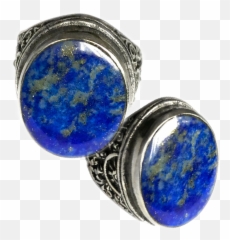 Download Celestial Azure Lapis Lazuli Stone Set In A - Engagement Ring Png,Lapis Png
