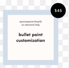 Bullet Point Customization - Screenshot Png,Bullet Point Png