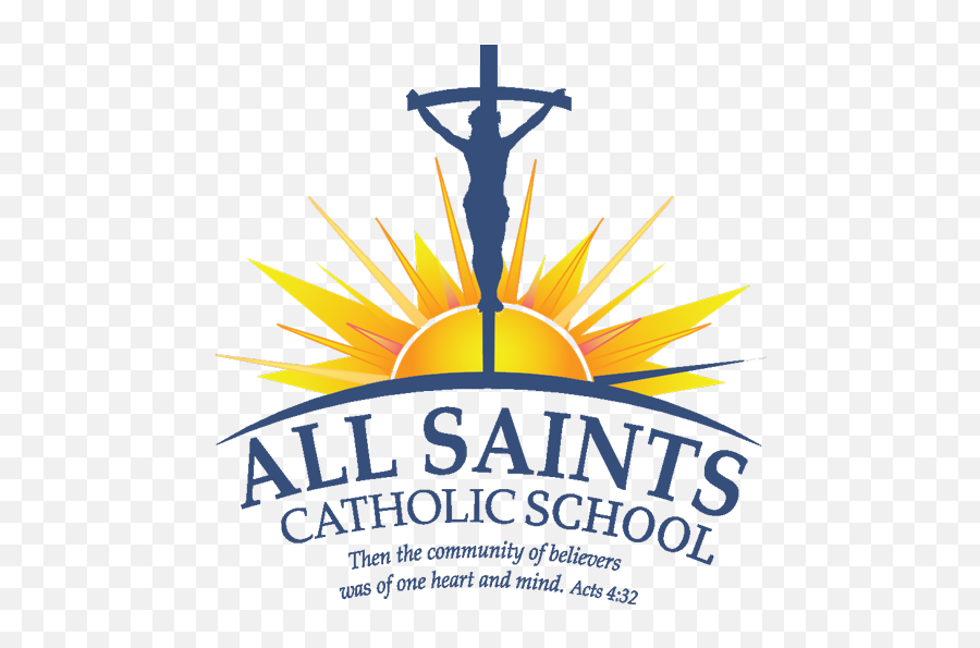 Logo U2013 All Saints Catholic School - Graphic Design School Png,Saints Logo Png
