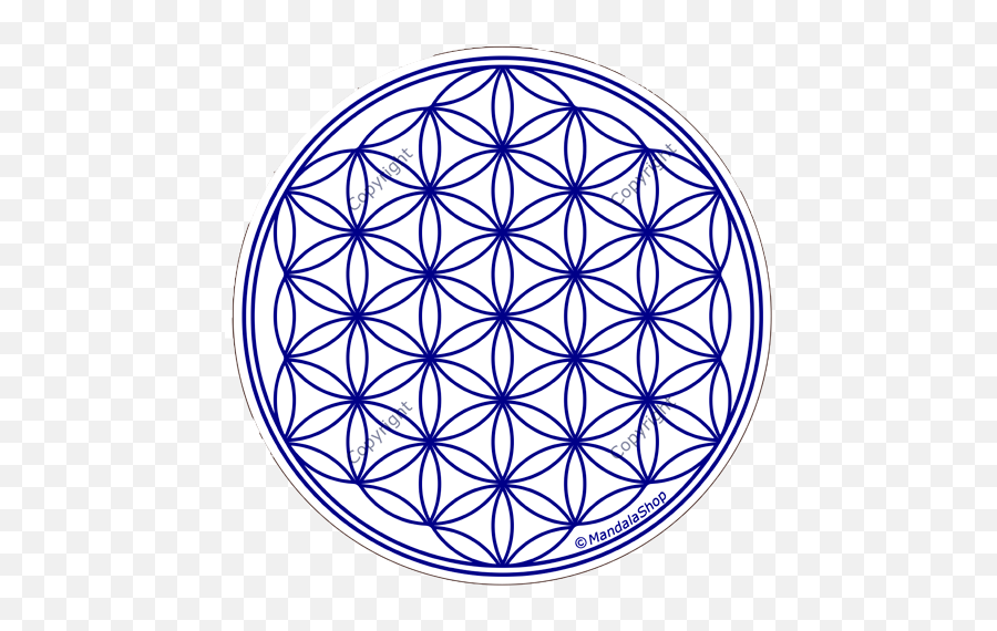Round Mouse Pad Flower Of Life - Flower Of Life Art Png,Flower Of Life Png