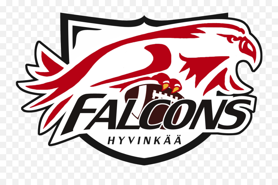 Falcon Head Logo Png Download - Hyvinkää Falcons,Falcons Logo Png