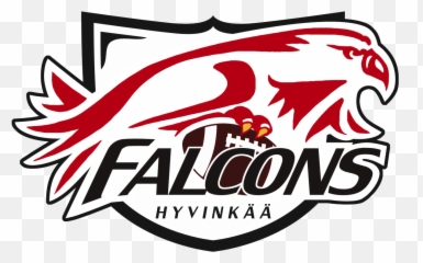 Falcon Head Logo Png Download - Hyvinkää Falcons,Falcons Logo Png