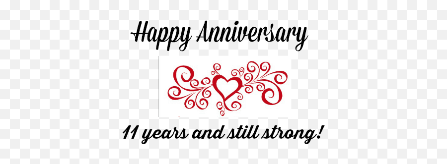 Happy Anniversary 11 Years Today - Happy 11th Anniversary Hubby Png,Happy Anniversary Png