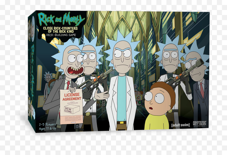Utilize Your Portal Gun To Defeat The - Rick Morty Deck Building Game Png,Rick And Morty Portal Png