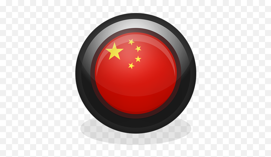 Flag China Country - Free Image On Pixabay Circle Png,Glass Effect Png