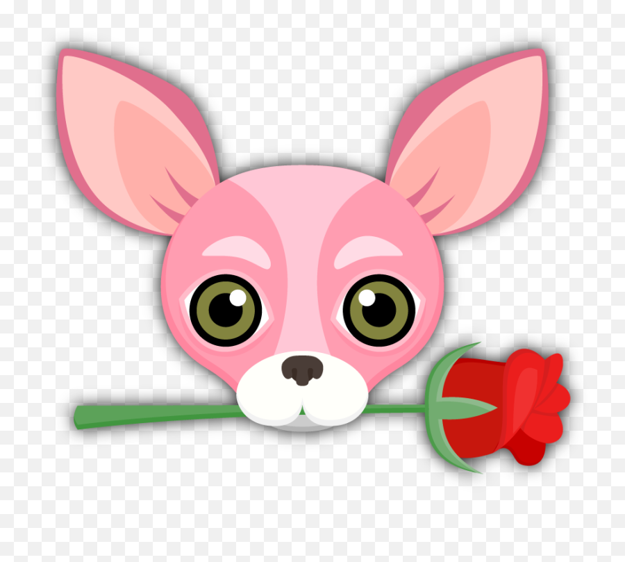 Download Chihuahua Love Emoji Stickers - Chihuahua Png,Dog Emoji Png