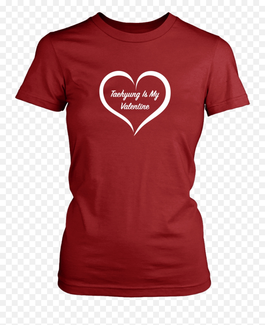 Taehyung Is My Valentine Red Womenu0027s Shirt Png Transparent