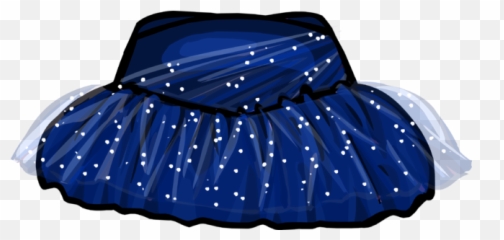 Download Night Sky Prom Dress Icon - Club Penguin Blue png