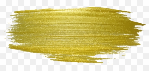 Watercolor Painting Png Image - Gold Brush