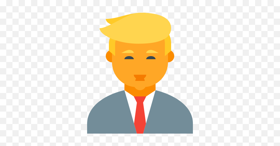Donald Trump Icon - Free Download Png And Vector Donald Trump Flat Icon,Trump Png
