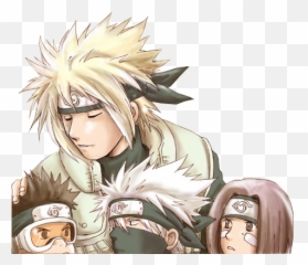 Render Yondaime Kakashi Obito Rin - Kakashi Obito E Rin Render Png,Obito Png
