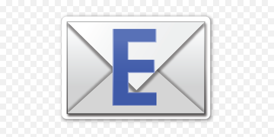 Download Hd Email Symbol - Mail Emoji Transparent Png Image Triangle,Email Symbol Png