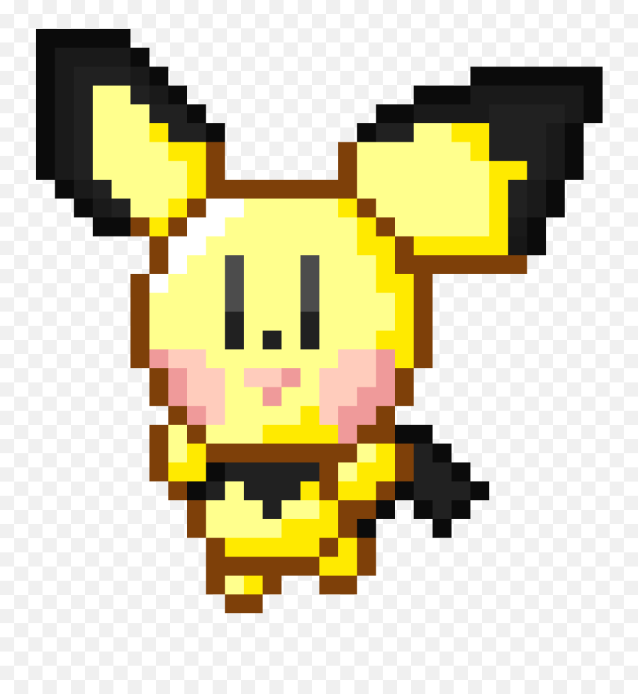 Pixilart - Pichu Sprite By Chao220 Enchanted Minecraft Golden Apple Png,Pichu Transparent