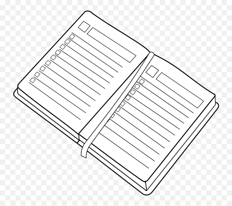 Planner Clipart Spiral Notebook - Clip Art Planner Transparent Png,Spiral Notebook Png