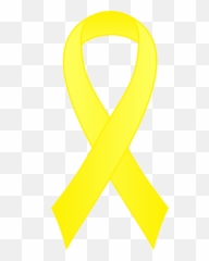 Yellow Awareness Ribbon Clipart - Acute Lymphoblastic Graphic Design Png,Yellow Ribbon Png