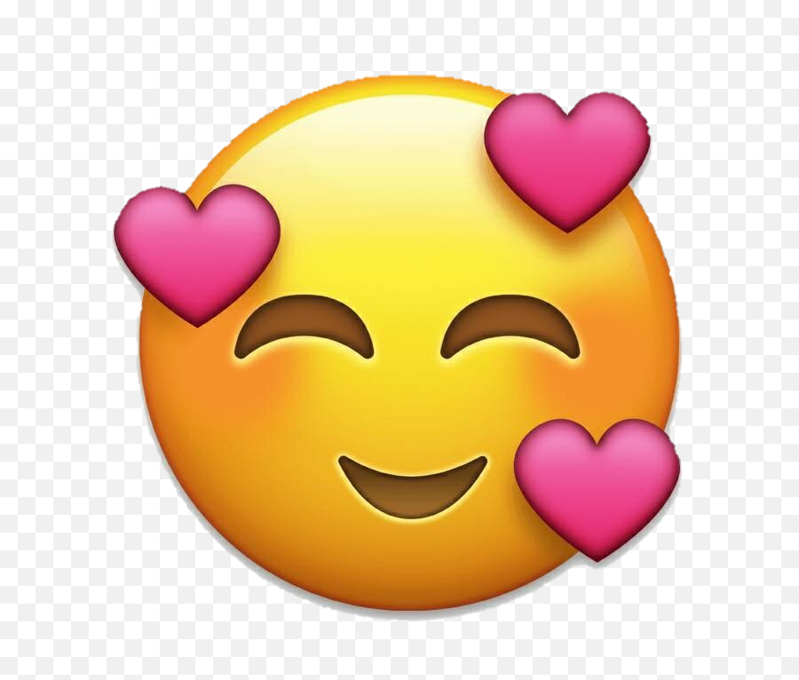 Heart Emoji Yelllow Pink Tumblr Png - Whatsapp Emoji Png,Emoji Hearts Transparent