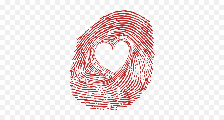 Download Fingerprint Tattoo Designs - Heart Finger Print Png Heart Fingerprint,Finger Print Png