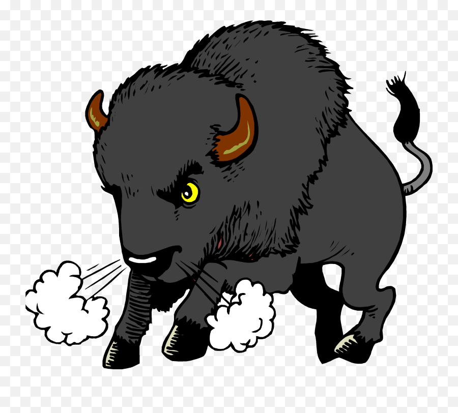 Animated Buffalo Animal Gif - Cartoon Buffalo Png,Buffalo Png