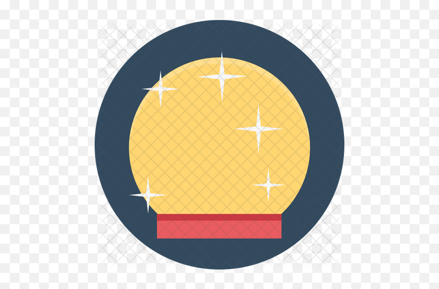 Crystal Ball Icon Of Rounded Style - Circle Png,Crystal Ball Png