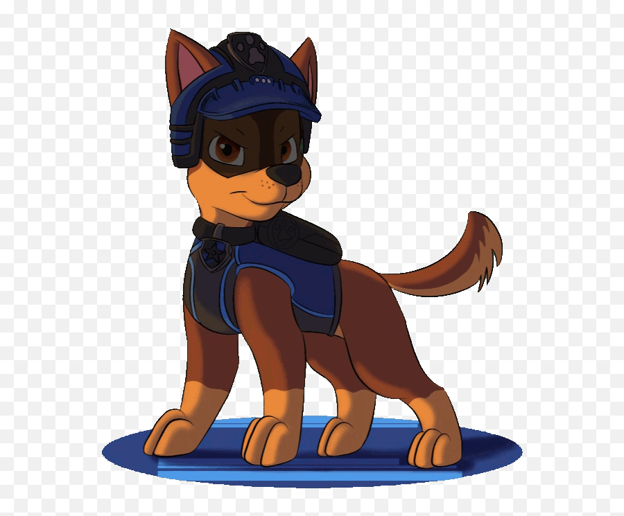 Paw Patrol Chase Fanart Clipart - Chase From Paw Patrol Mission Paw Png,Paw Patrol Chase Png