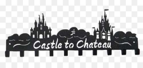 Castle To Chateau - Medal Hanger Walt Disney World Marathon png