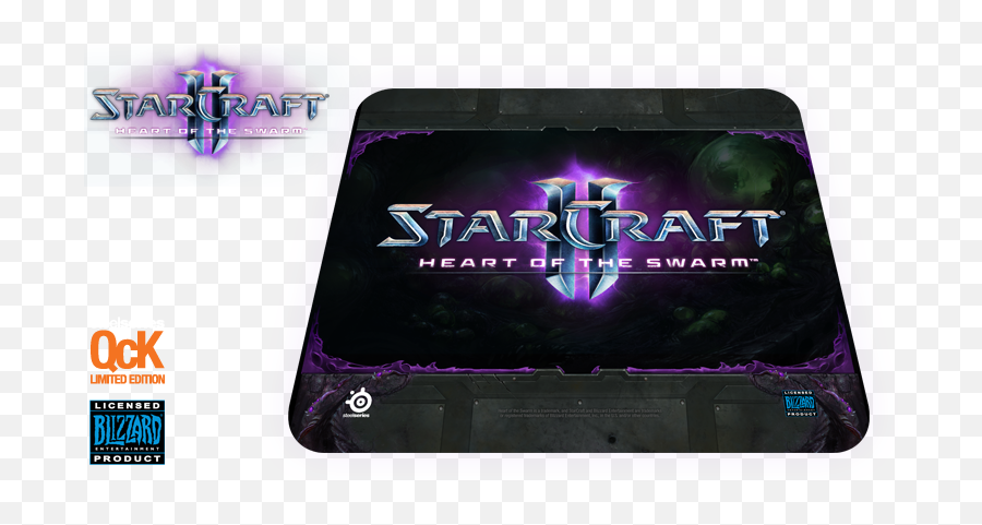 Steelseries Starcraft Ii Heart Of The Swarm Mousepad - Pc Game Png,Starcraft Logo