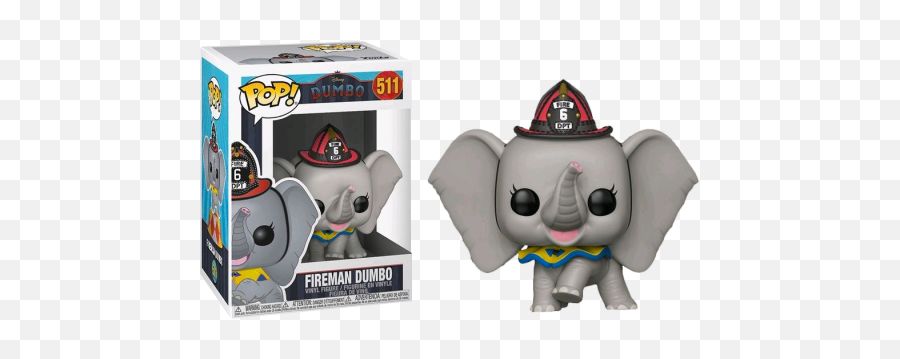 Dumbo 2019 - Fireman Dumbo Pop Vinyl Figure Fireman Dumbo Funko Pop Png,Dumbo Png