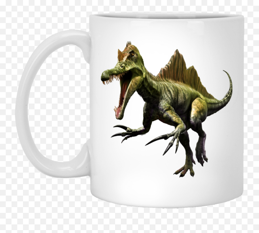 White Ceramic Mug Png Spinosaurus