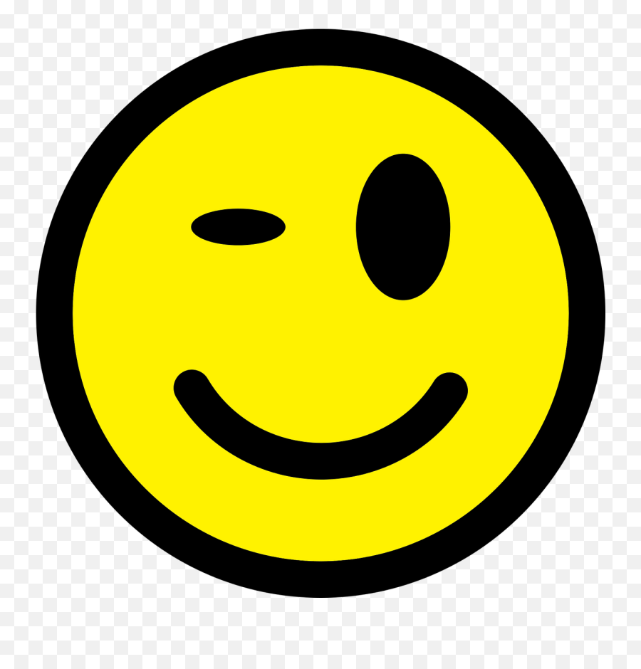 Smiley Wink Emoticon - Charing Cross Tube Station Png,Wink Emoji Png