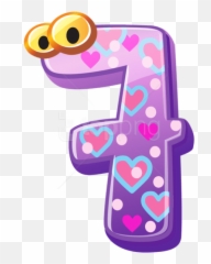 Download Free Png Cute Number - Cute Numbers Clipart,Number 10 Png