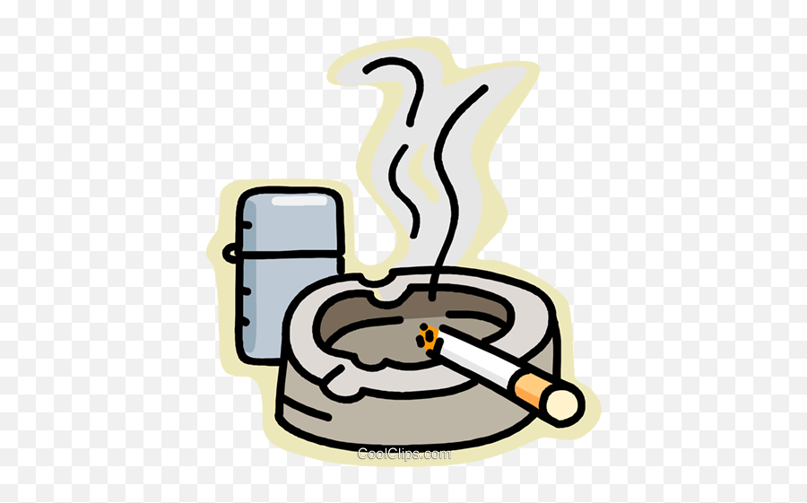 Cigarette And Ashtray Royalty Free Vector Clip Art - Clipart About Modifiable Risk Factors Of Lifestyle Diseases Png,Ashtray Png
