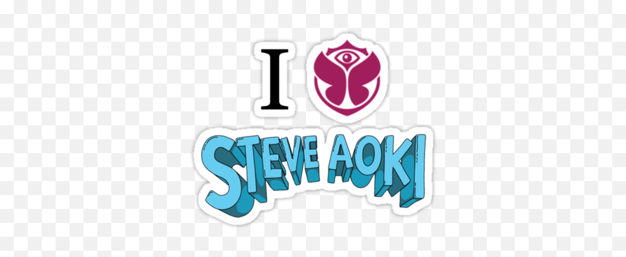 Tomorrowland Stickers - Steve Aoki Png,Tomorrowland Logo