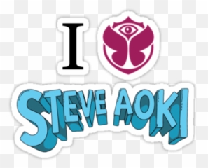 Tomorrowland Stickers - Steve Aoki png