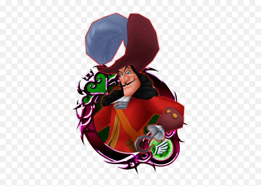 Captain Hook - Kingdom Hearts Captain Hook Png,Pirate Hook Png